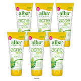 Alba Botanica Acnedote Maximum Strength Face & Body Scrub 8 OZ (Pack of 6)
