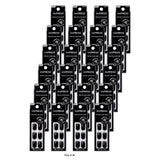 KISS imPRESS Color Short Squoval Press-On Nails with Glue Black Solid 30 Piece (Pack of 36)