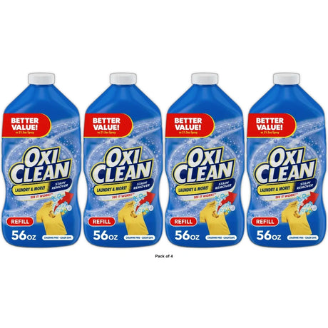 Oxiclean Laundry Stain Remover Spray Refill, 56 FL OZ (Pack of 4)