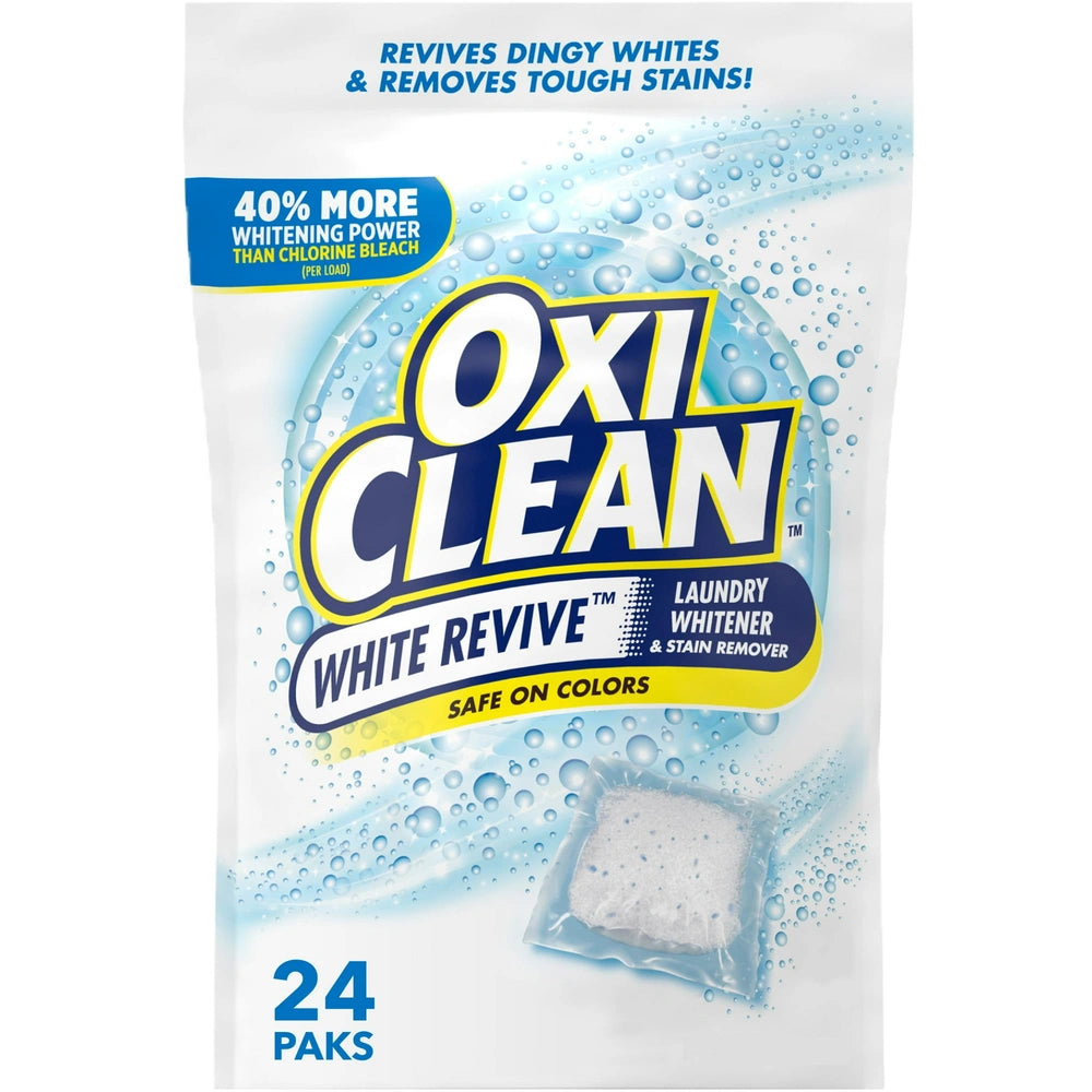 OxiClean White Revive Laundry Whitener + Stain Remover Power Paks - 21.1 (Pack of 4)