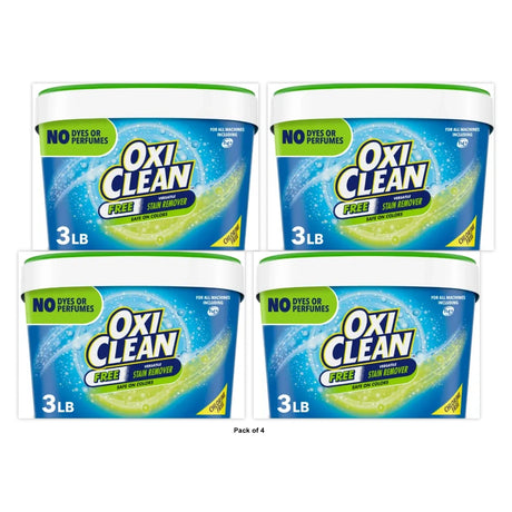 OxiClean Versatile Stain Remover Free Powder - 48 oz (Pack of 4)