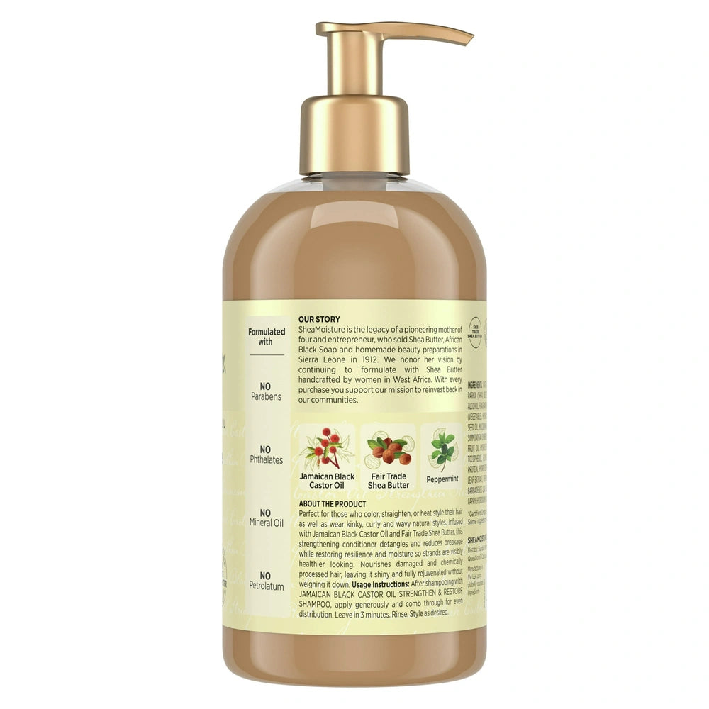 SheaMoisture Strengthen and Restore Rinse Out Hair Conditioner to Intensely Smoo13 fl oz (Pack of 4)