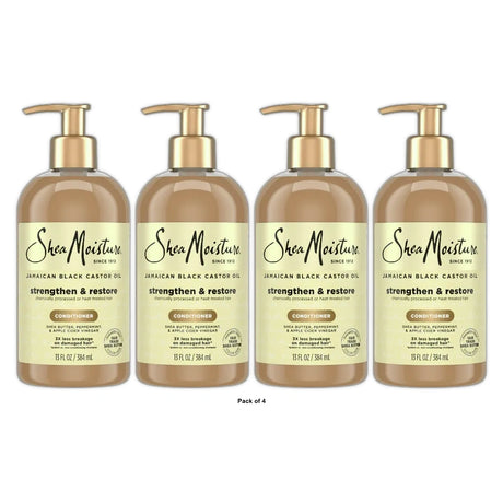 SheaMoisture Strengthen and Restore Rinse Out Hair Conditioner to Intensely Smoo13 fl oz (Pack of 4)