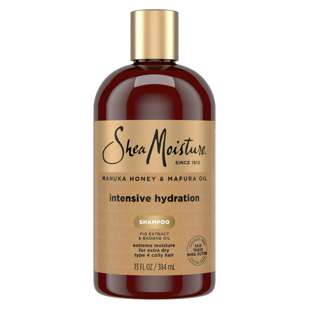SheaMoisture Manuka Honey & Mafura Hair Oil Intensive Hydration Shampoo - 13 fl OZ(Pack of 4)