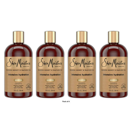 SheaMoisture Manuka Honey & Mafura Hair Oil Intensive Hydration Shampoo - 13 fl OZ(Pack of 4)
