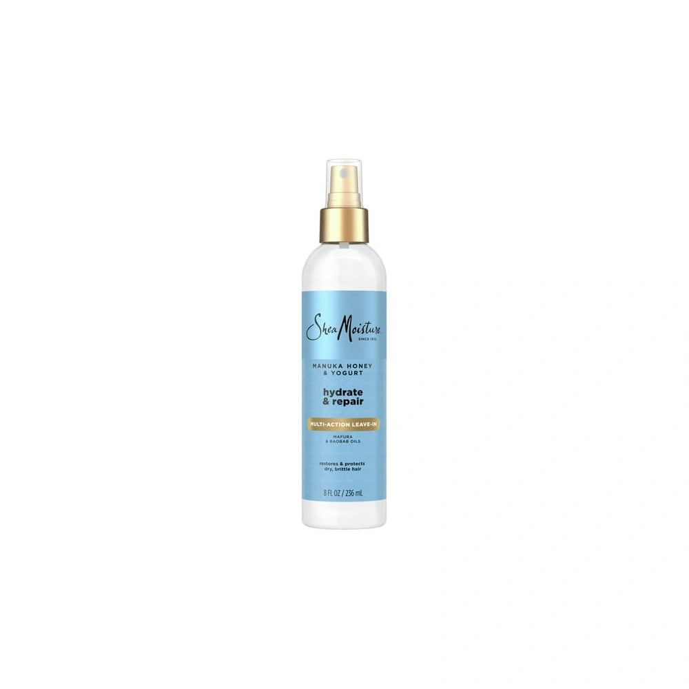 SheaMoisture Manuka Honey & Yogurt Hydrate + Repair Leave-In Conditioner Spray -8 oz (Pack of 12)