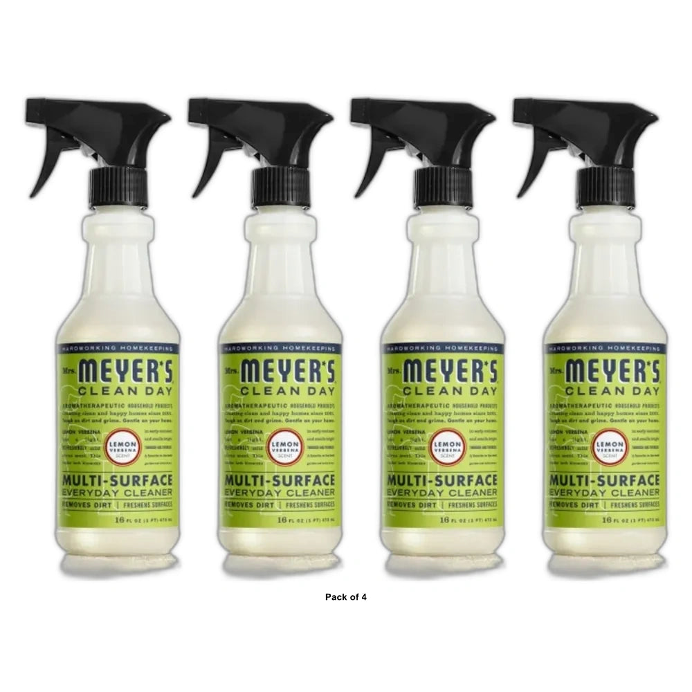 Mrs. Meyer’s Clean Day Multi-Surface Everyday Cleaner Lemon Verbena Scent 16 oz(Pack of 4)