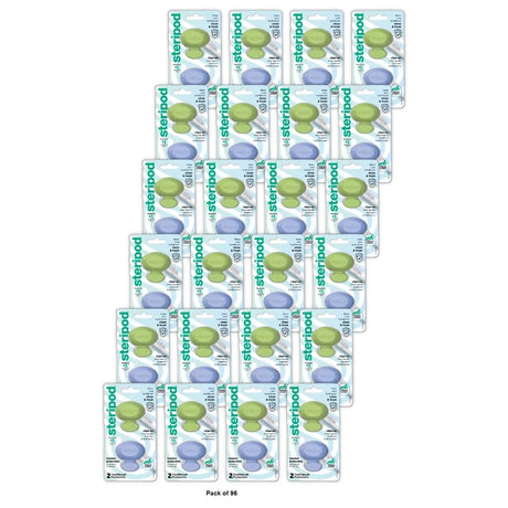 Steripod Clip-On Toothbrush Protector, 2 ct (Pack of 96)