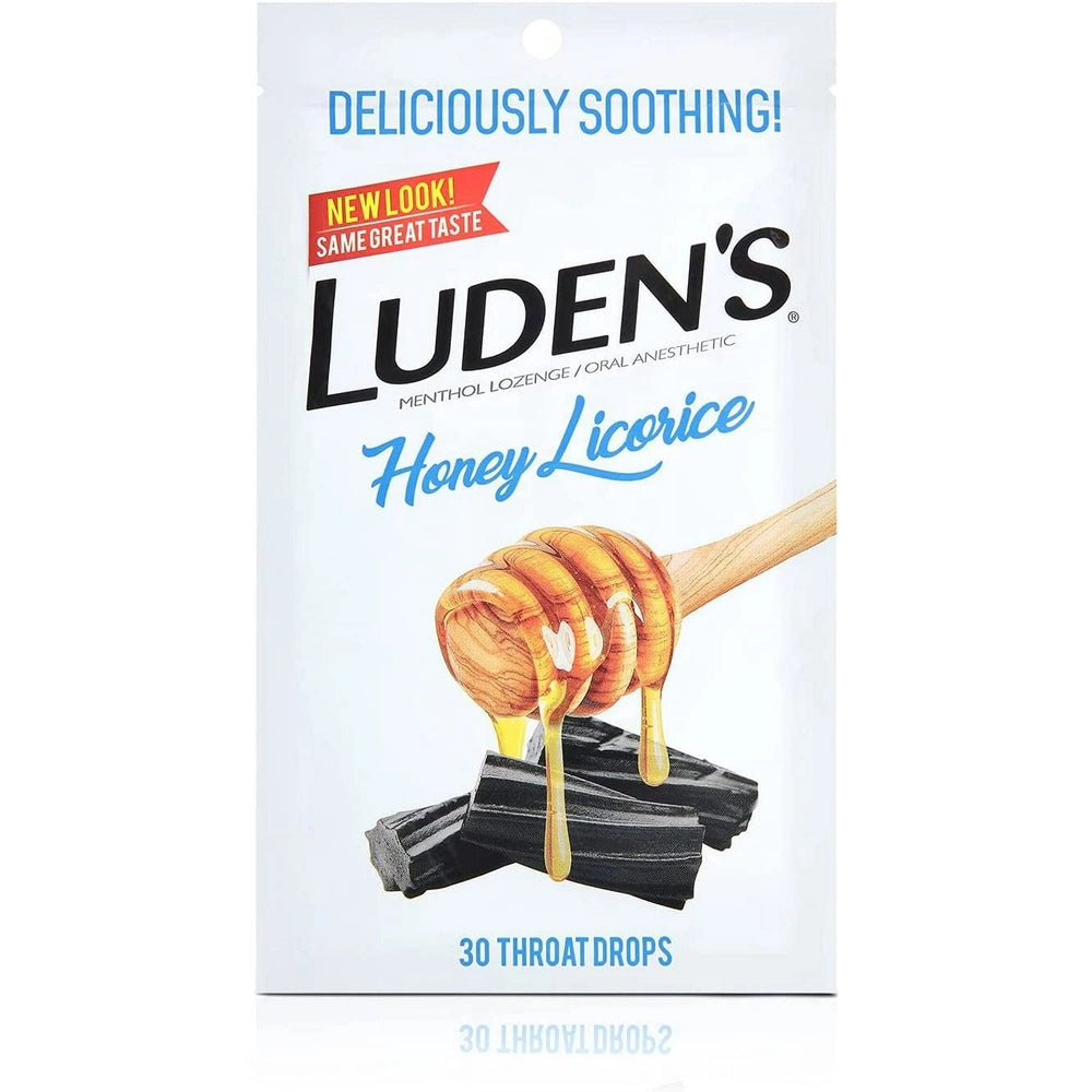 Luden s Honey Licorice Throat Drops (Pack of 12)