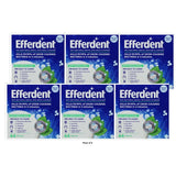 Efferdent Retainer & Denture Cleaner Tablets Minty Fresh & Clean 44 Count 16 oz (Pack of 6)