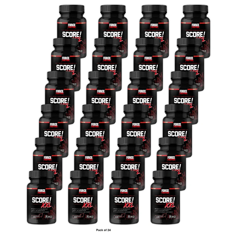 Force Factor SCORE! XXL Nitric Oxide Booster Tablets - 30ct 2.47 Oz (Pack of 24)