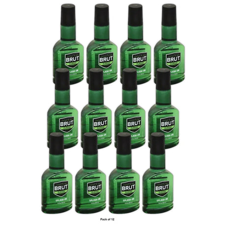 Brut Classic Scent Splash-On 3.5 Fl OZ (Pack of 12)