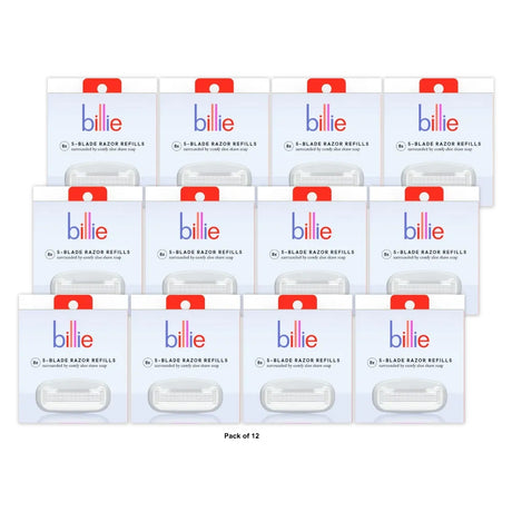 Billie Women’s Razor 5-Blade Refills (Pack of 12)