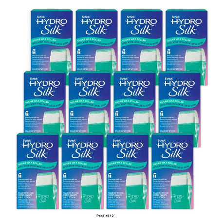 Schick Hydro Silk Sugar Wax Roller, Body Wax Kit 5.1 OZ (Pack of 12)