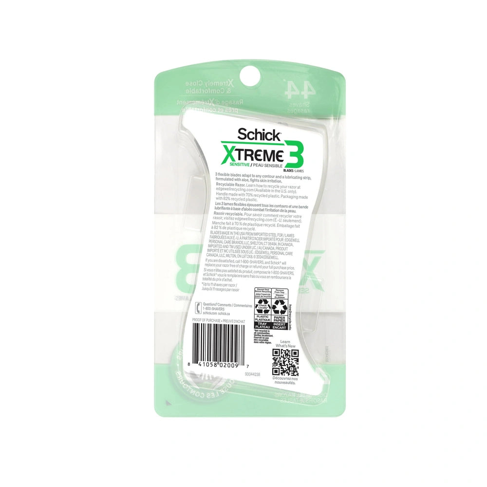 Schick Xtreme 3 Sensitive Razor (Pack of 12)