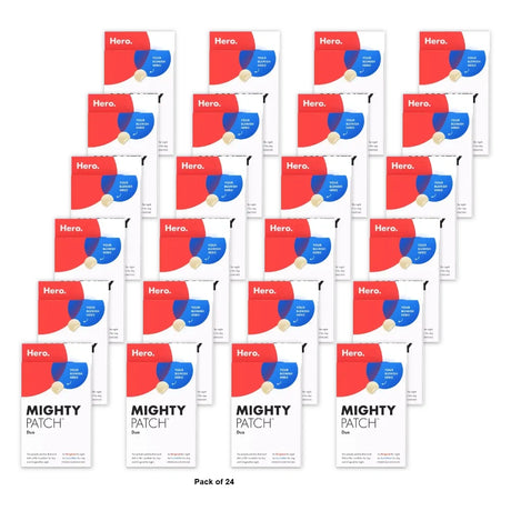 Hero Cosmetics Mighty Patch Duo 6 Original + 6 Invisible Patches 0.1 Oz (Pack Of 24)