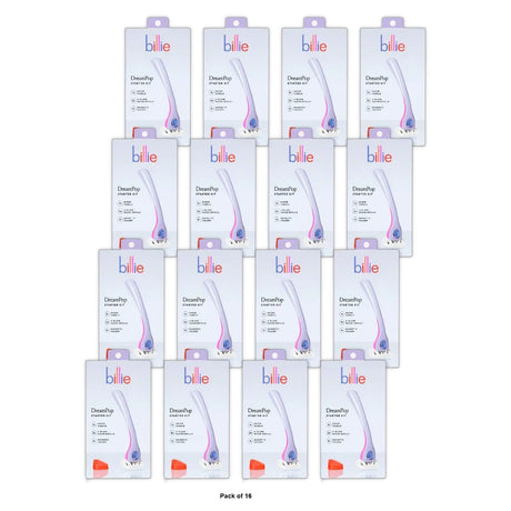 Billie Women’s Razor Kit 1 Handle + 2 x 5-Blade Refills + Magnetic Holder Drea (Pack of 16)