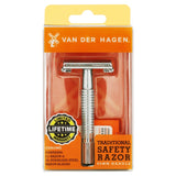 Van der Hagen Safety Razor with 5 Razor Blades (Pack of 12)