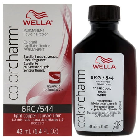 Wella Color Charm Liquid Haircolor 544 Light Copper 1.4 Oz (Pack of 36)