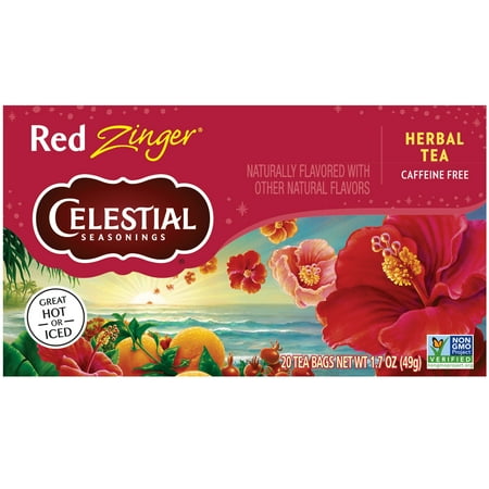 Celestial Seasonings Red Zinger Herbal Tea 20 Bag (Pack of 6)
