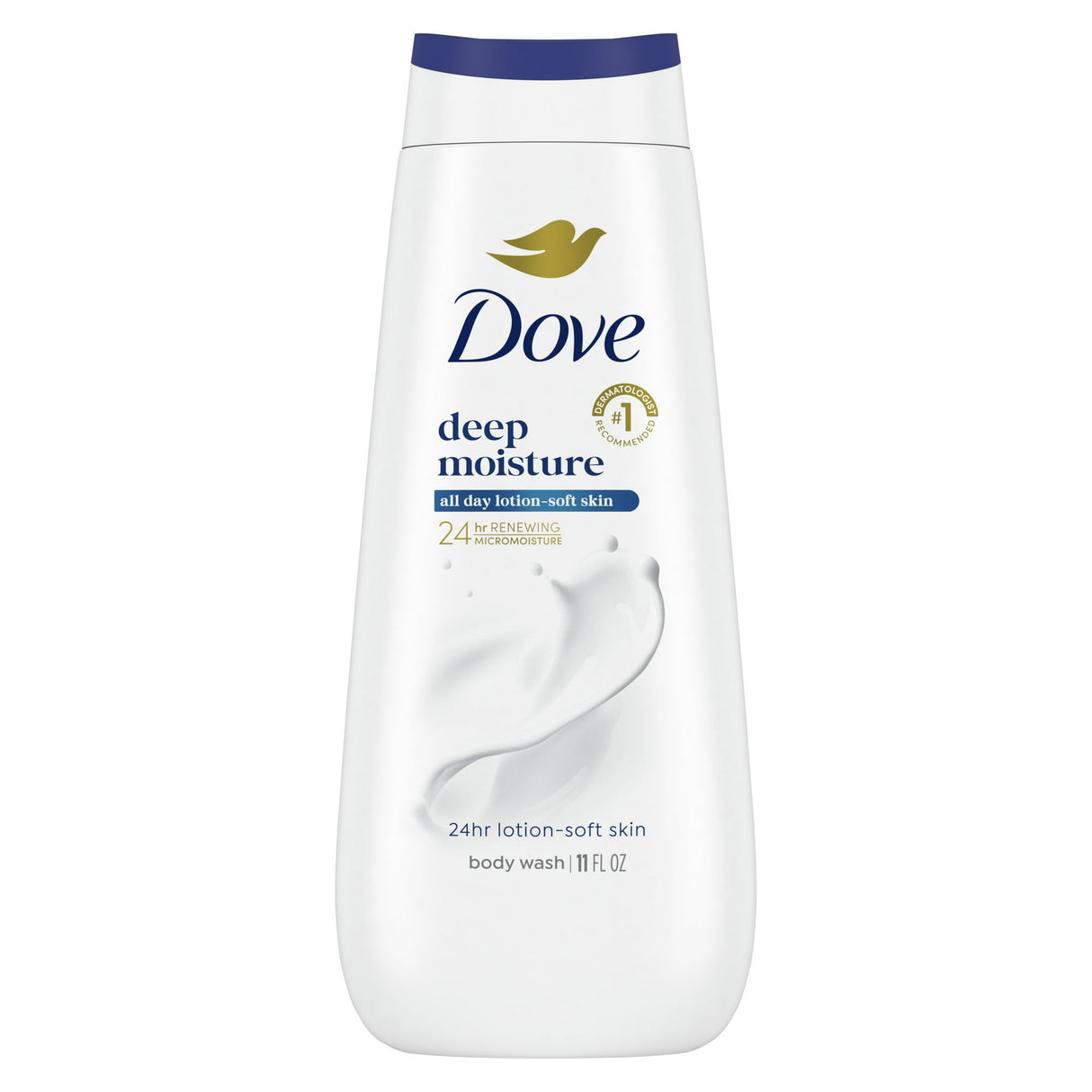 Dove Body Wash for Women Nourishing Deep Moisture Cleanser All Skin 11 OZ (Pack of 6)