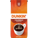 Dunkin’ Colombian Medium Roast Ground Coffee Bag 11 oz (Pack of 6)