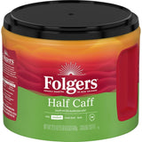 Folgers Half Caff Medium Roast Ground Coffee - 22.6 oz (Pack of 6)