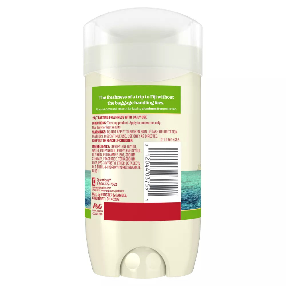 Old Spice Fresh Collection Fiji Deodorant 3Oz (Pack of 12)