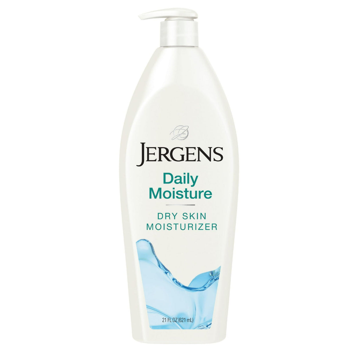 Jergens Daily Moisture Body Lotion with Hydralucence Blend Dry Skin Moisturizer 21 oz(Pack of 4)
