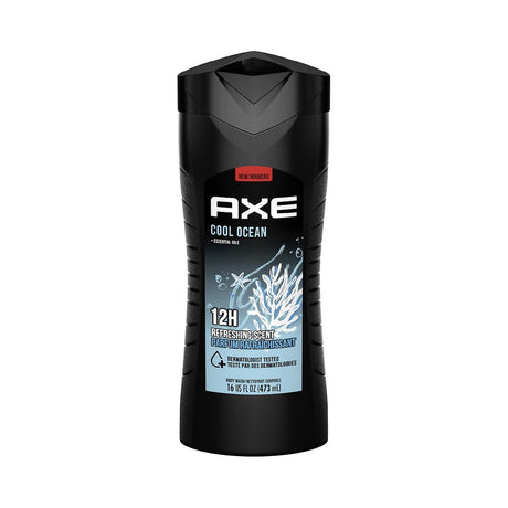 Axe Cool Ocean Body Wash 16 Oz (Pack of 4)