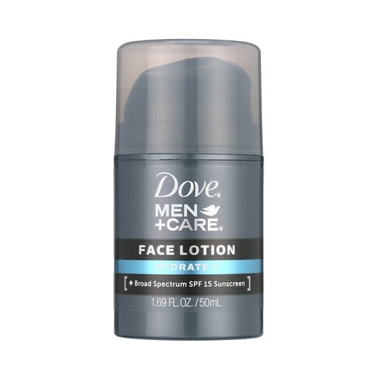 Dove Men+Care Face Lotion Hydrate Plus 1.69 Oz (Pack of 12)