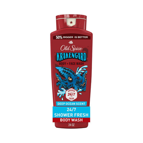 Old Spice Krakengard Body Wash 24 Fl Oz (Pack of 4)