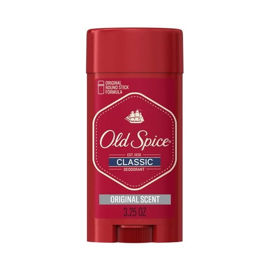 Old Spice Classic Men's Deodorant Solid 3.25 Oz (Pack of 12)