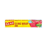 Glad ClingWrap Plastic Food Wrap 200 Ft (Pack of 12)