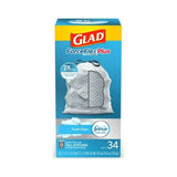 Glad Tall Kitchen Trash Bags 13 Gallon (Pack of 6)