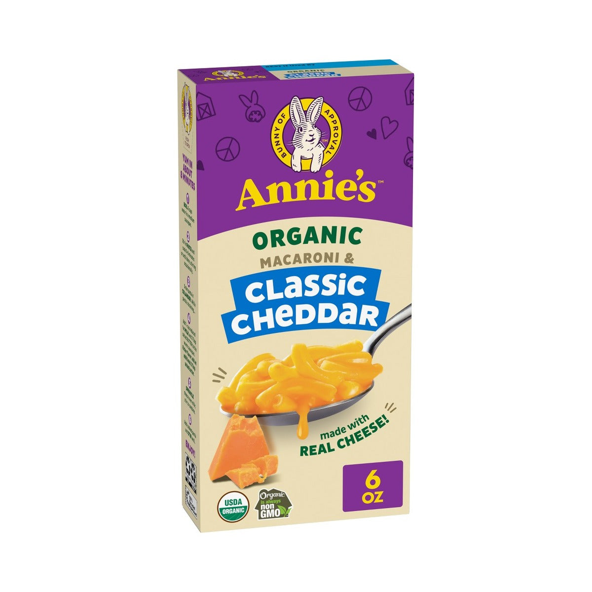 Annie's Organic Classic Cheddar Mac & Cheese 6 Oz (Pack of 12) - view 2