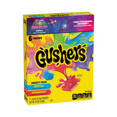 Fruit Gushers Strawberry Splash & Tropical 0.8 Oz (Pack of 10) - view 2