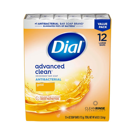Dial Gold Antibacterial Bar Soap 4 Oz (Pack of 12)