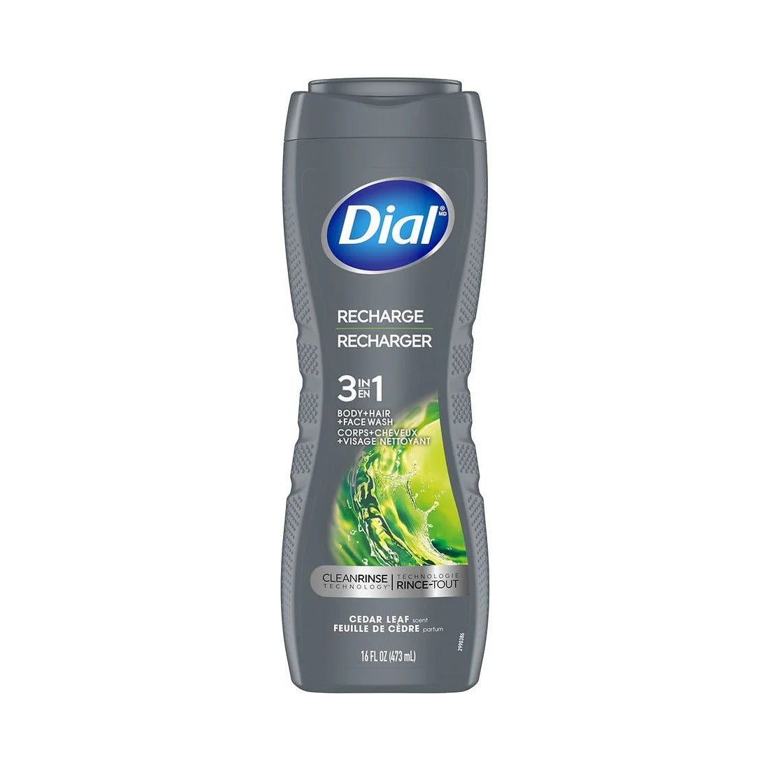 Dial Men Recharge 3-in-1 Body Wash 16 Oz (Pack of 6) - view 2