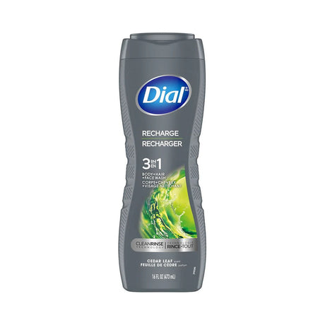 Dial Men Recharge 3-in-1 Body Wash 16 Oz (Pack of 6) - view 2