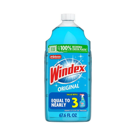Windex Glass Window Cleaner Refill 2 L (Pack of 6)