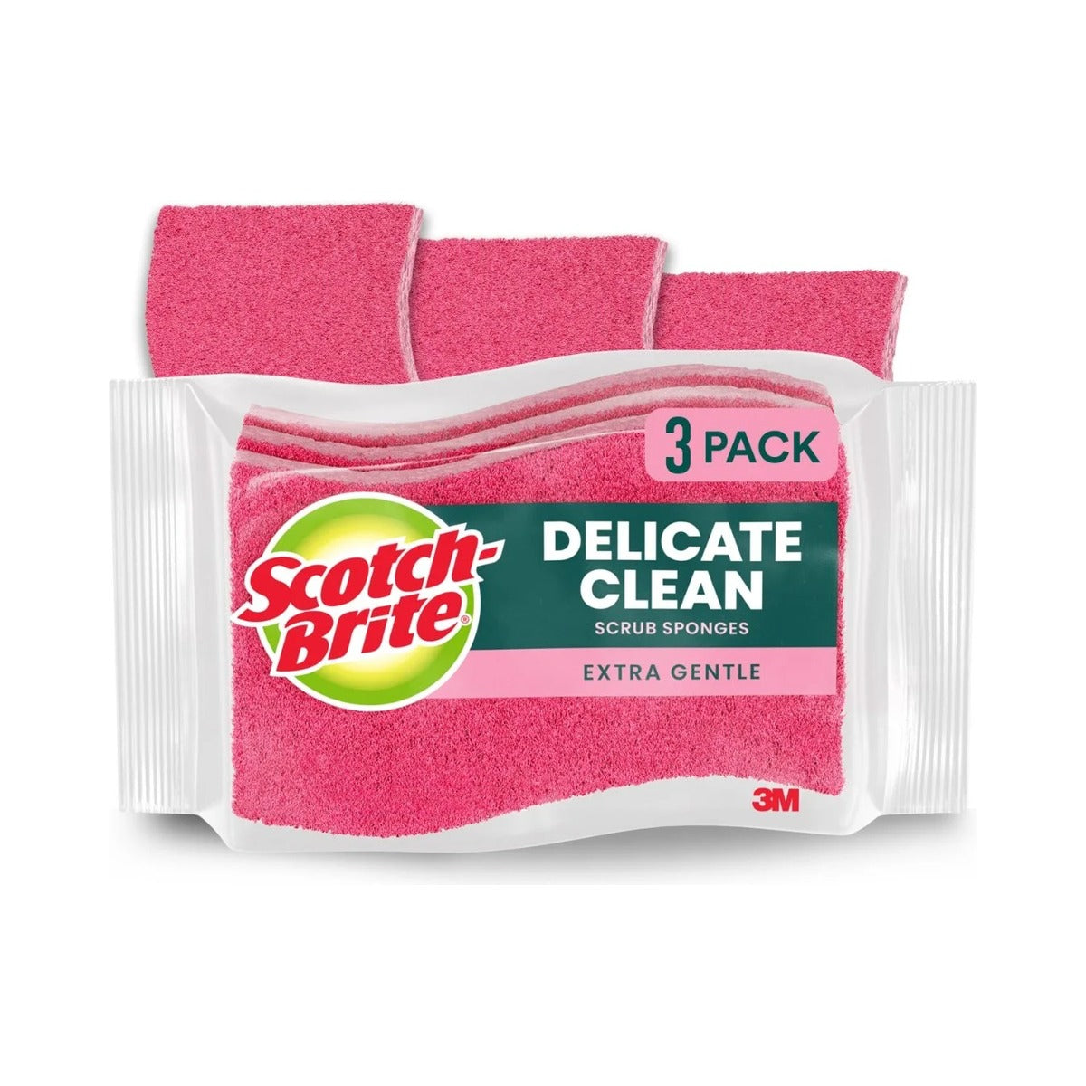 Scotch-Brite Delicate Clean Sponge 8 (Pack of 8)
