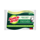 Scotch-Brite Heavy Duty Scrub Sponges 1.7 Lb (Pack of 8)