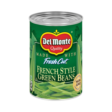 Del Monte French Cut Green Beans 14.5 Oz (Pack of 24)