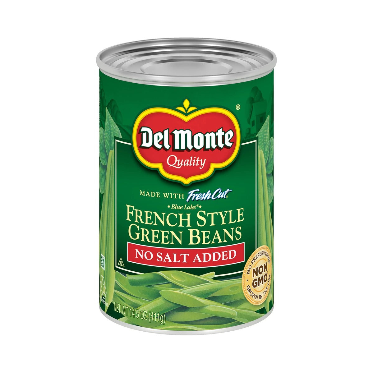 Del Monte French Style Green Beans 14.5 Oz (Pack of 24)