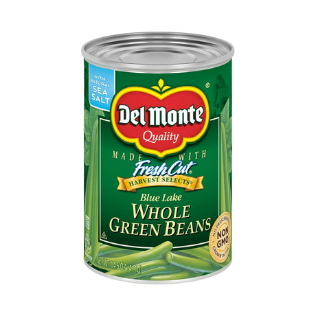 Del Monte Blue Lake Whole Green Beans 14.5 Oz (Pack of 12)