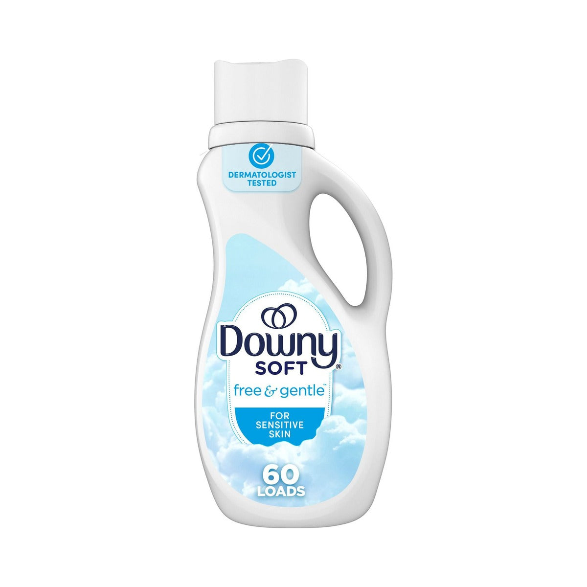 Downy Free & Gentle Fabric Softener 44 Oz (Pack of 6)
