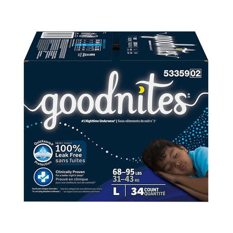 GoodNites Boys' Nighttime Underwear Size L (Pack of 1) - view 2