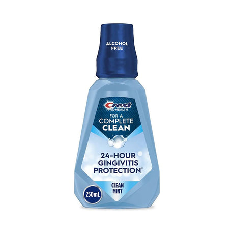Crest Pro-Health Alcohol Free Mouthwash Clean Mint 8.4 Oz (Pack of 6)