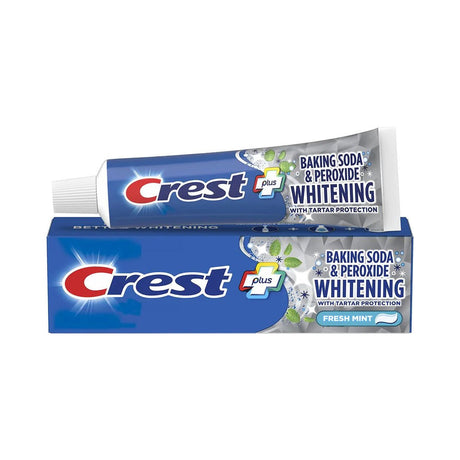 Crest Plus Baking Soda & Peroxide Whitening 5.7 Oz (Pack of 12)